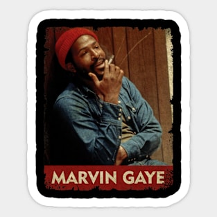 Marvin Gaye - NEW RETRO STYLE Sticker